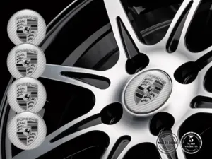 Porsche Édition Bombée Emblèmes Résine Personnalisés